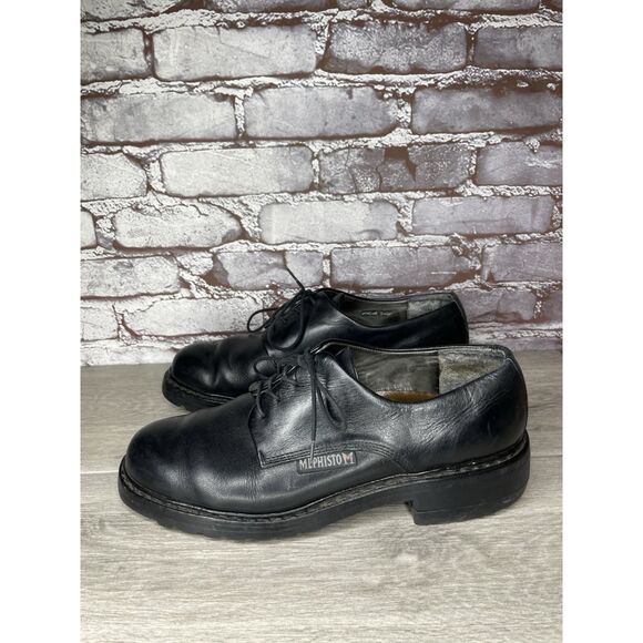 Mephisto Sherpa\'s Black Leather Lace Up Heel Oxfords Shoes Men Sz 10.5M US/44EU main image 16